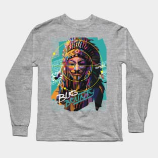 American Native Hacker Long Sleeve T-Shirt